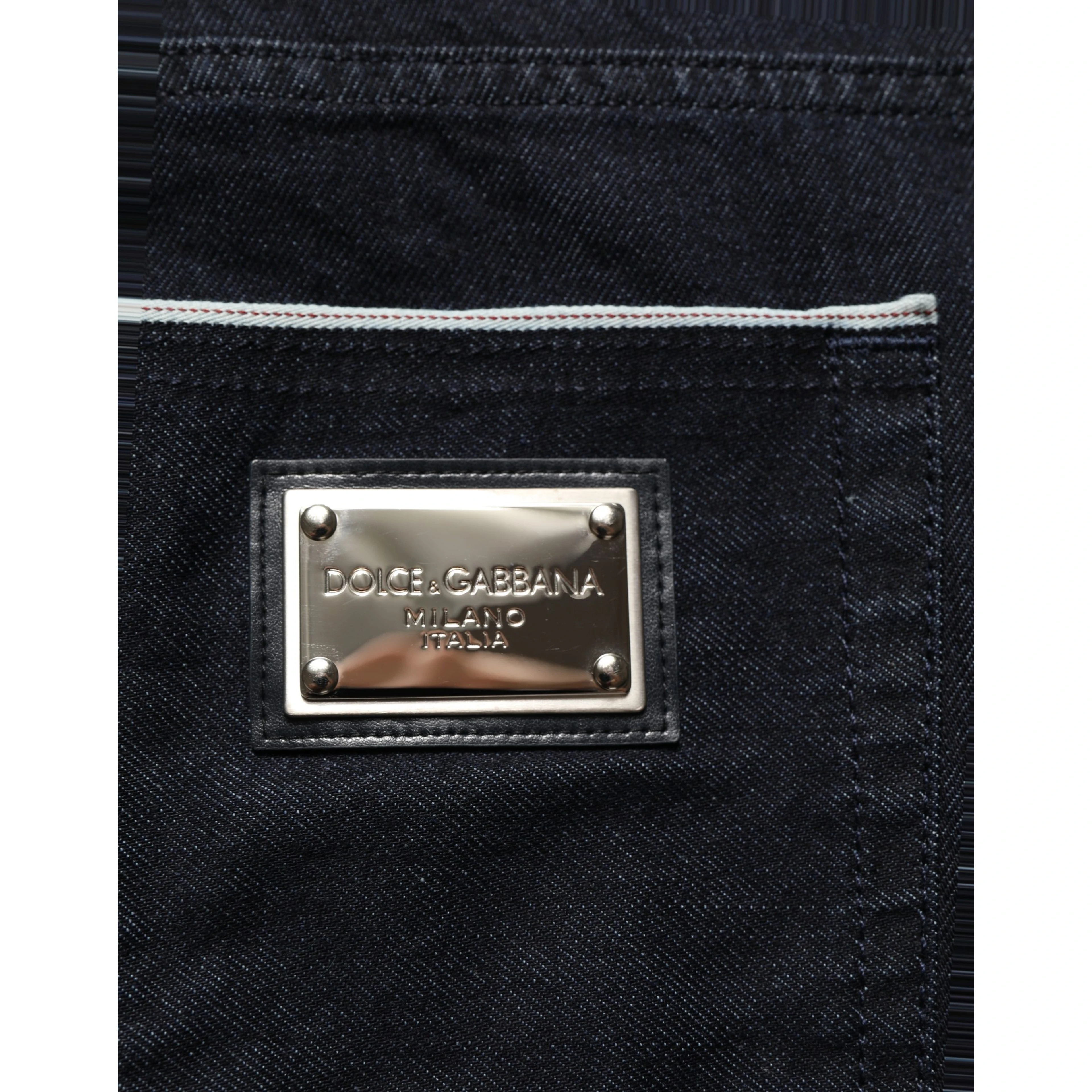 Black Cotton Stretch Straight Men Denim Jeans