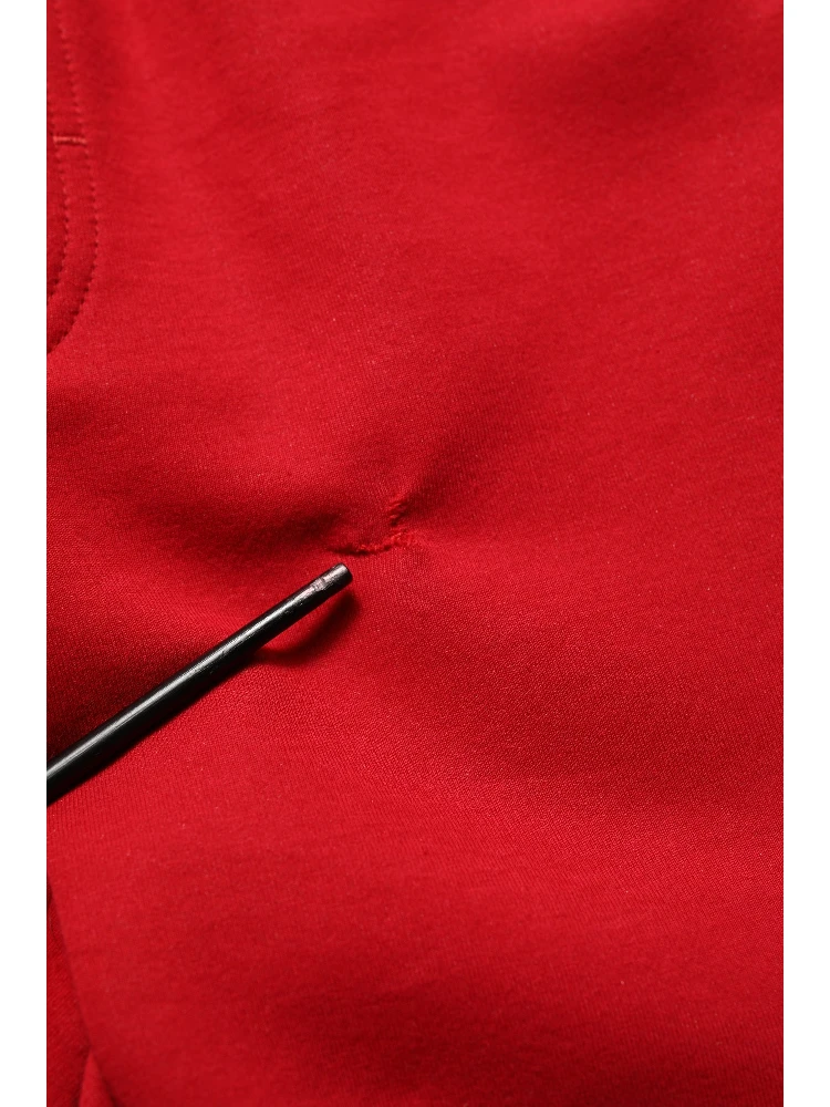 Red Cotton Drawstring Jogger Men Trouser Pants