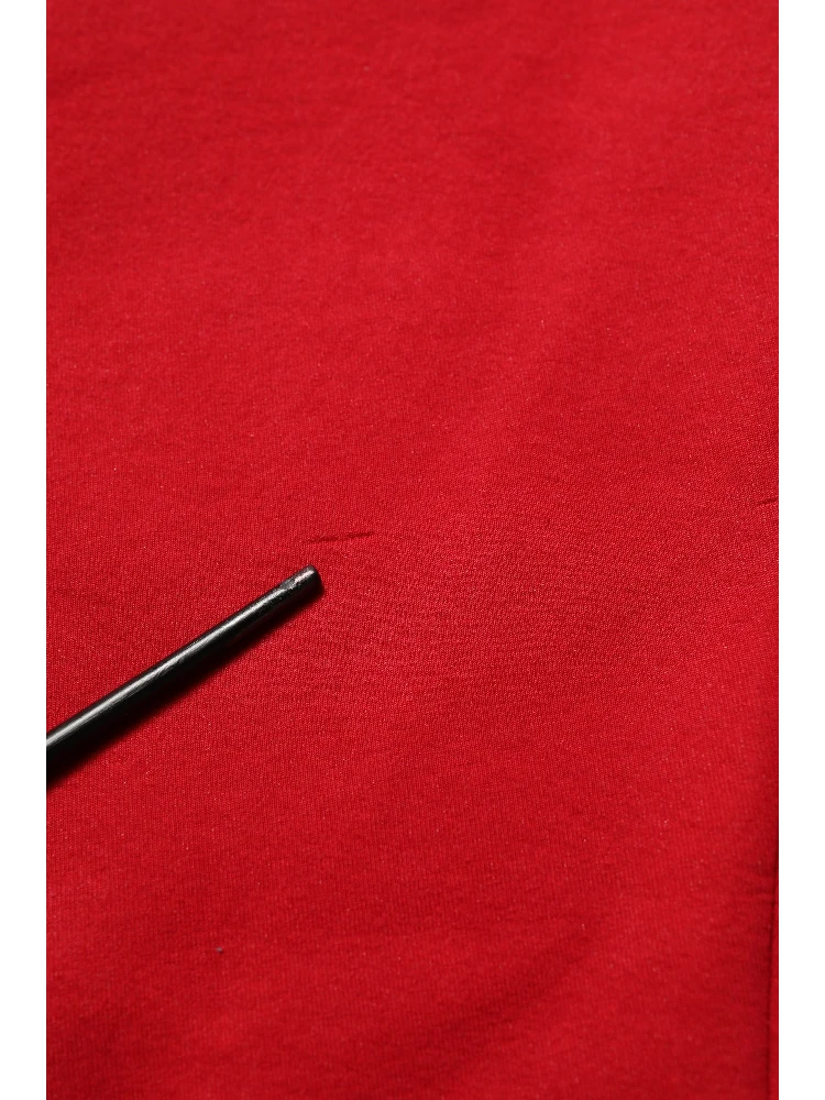 Red Cotton Drawstring Jogger Men Trouser Pants alternative