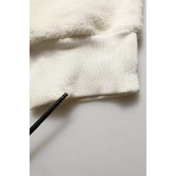 Off White Terry Cotton Plush Men Jogger Pants