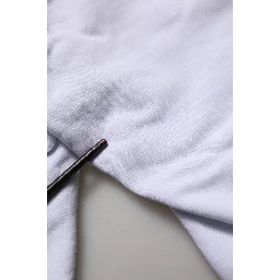 White Cotton Drawstring Jogger Trouser Pants