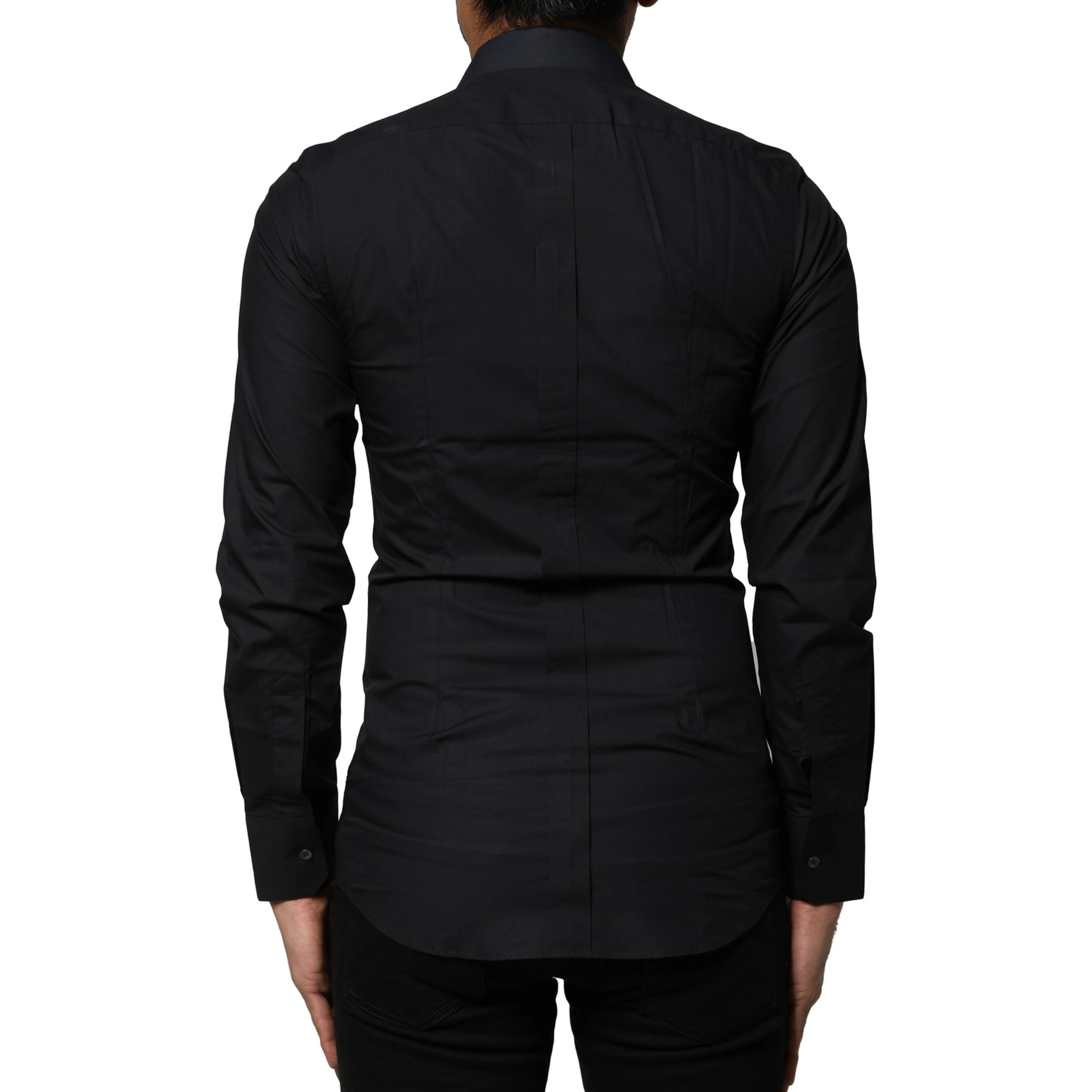 Black GOLD Long Sleeves Formal Dress Shirt