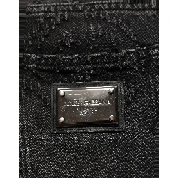 Dark Gray Cotton WideLeg Oversize Denim Jeans