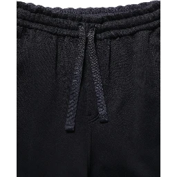 Dark Blue Relaxed Wide Leg Men Jogger Pants