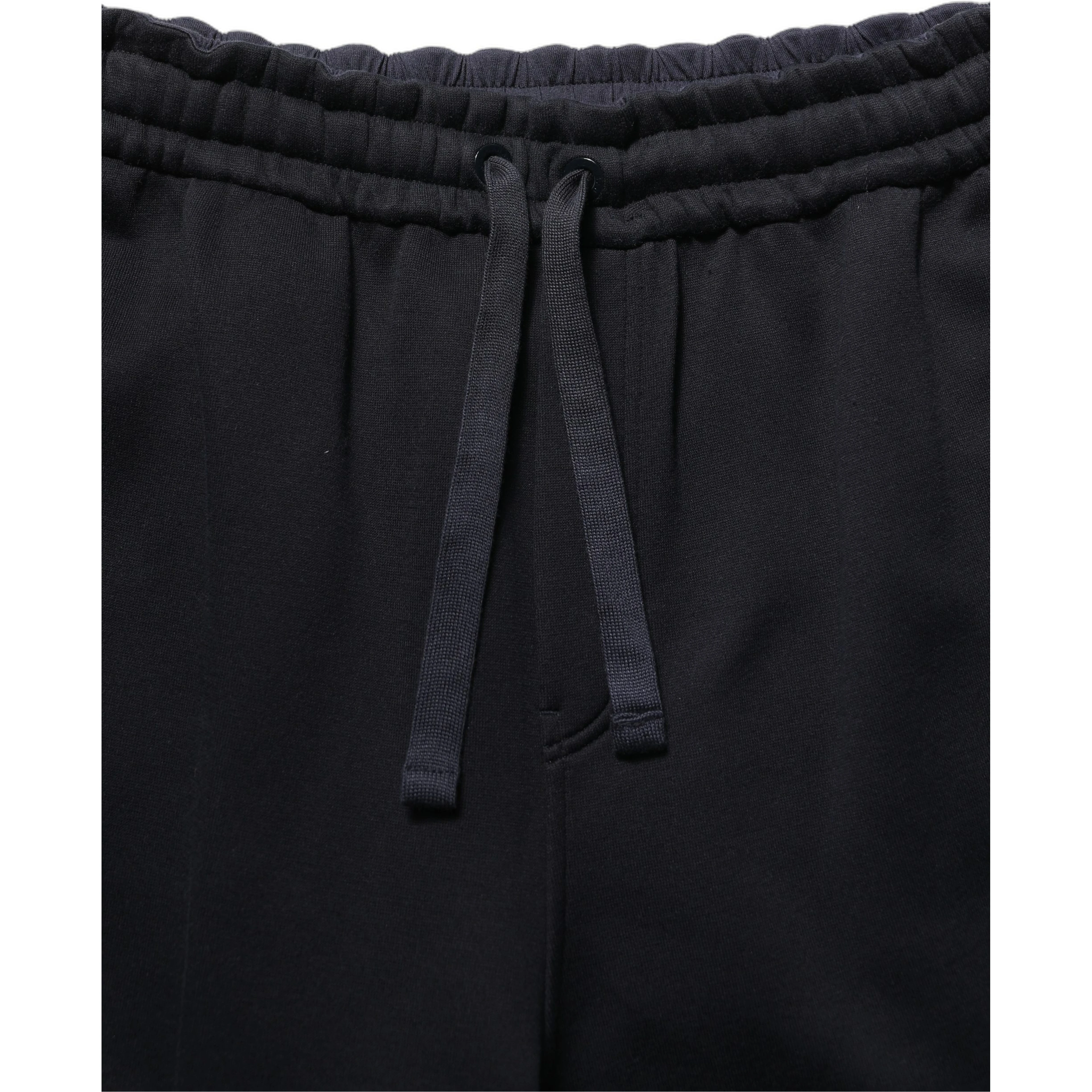 Dark Blue Relaxed Wide Leg Men Jogger Pants