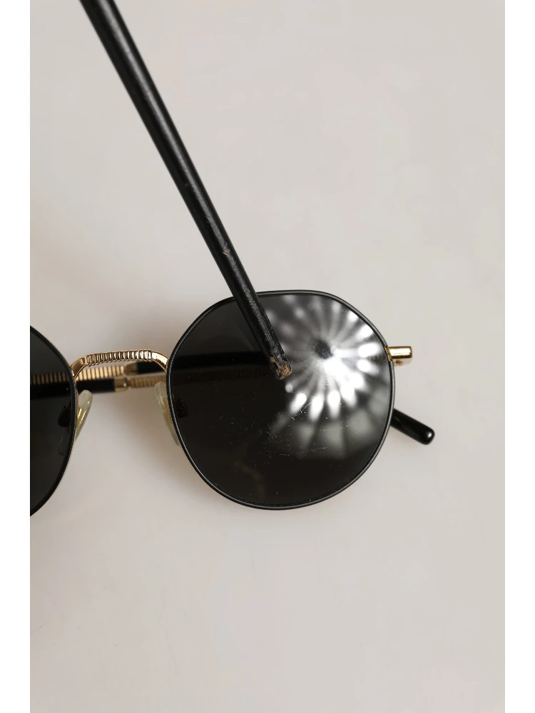 Gold Toned Metal Frame DG2286 Round Eyewear Sunglasses