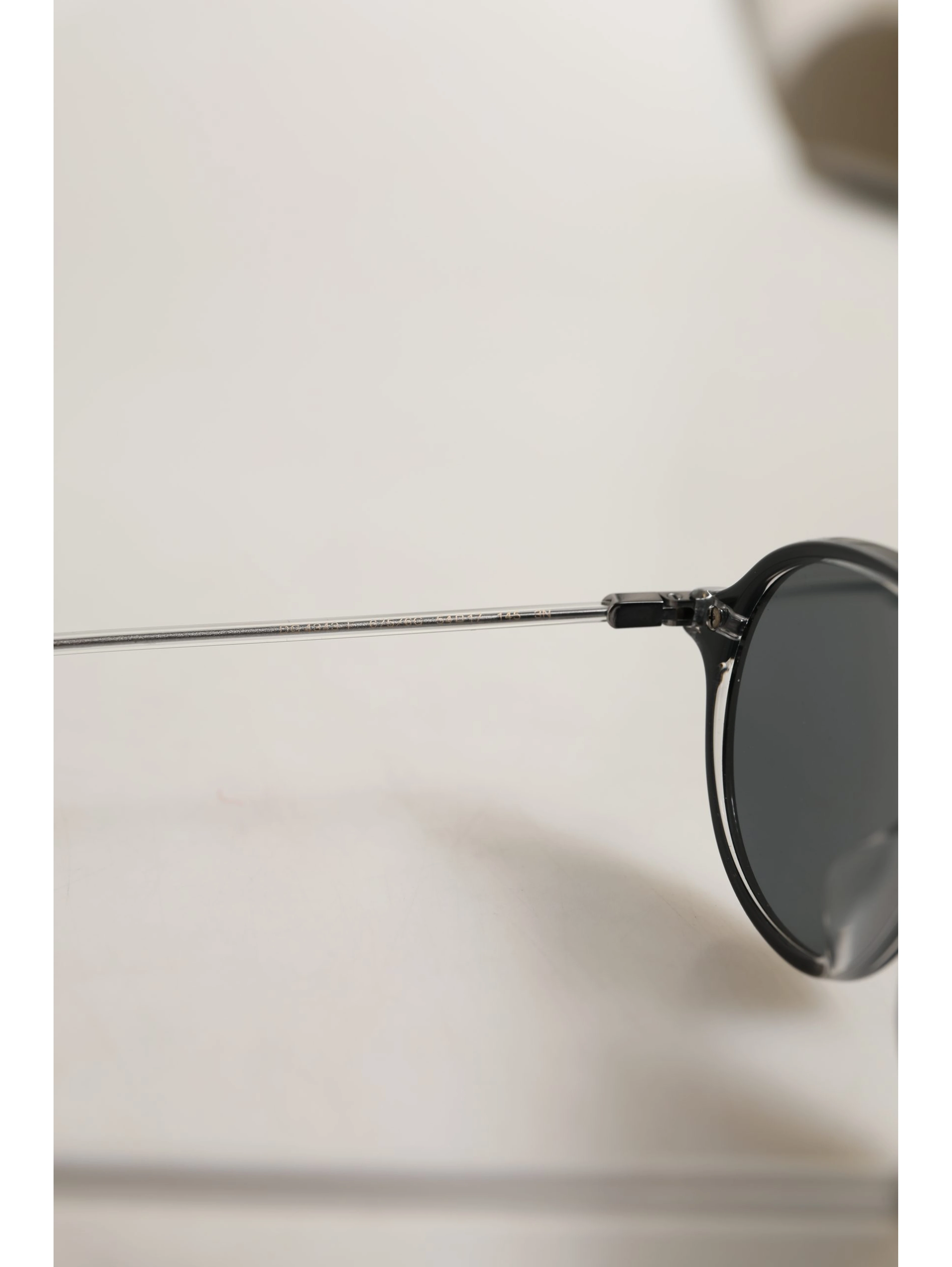 Black Acetate Frame DG4343F Bridge Detail Sunglasses