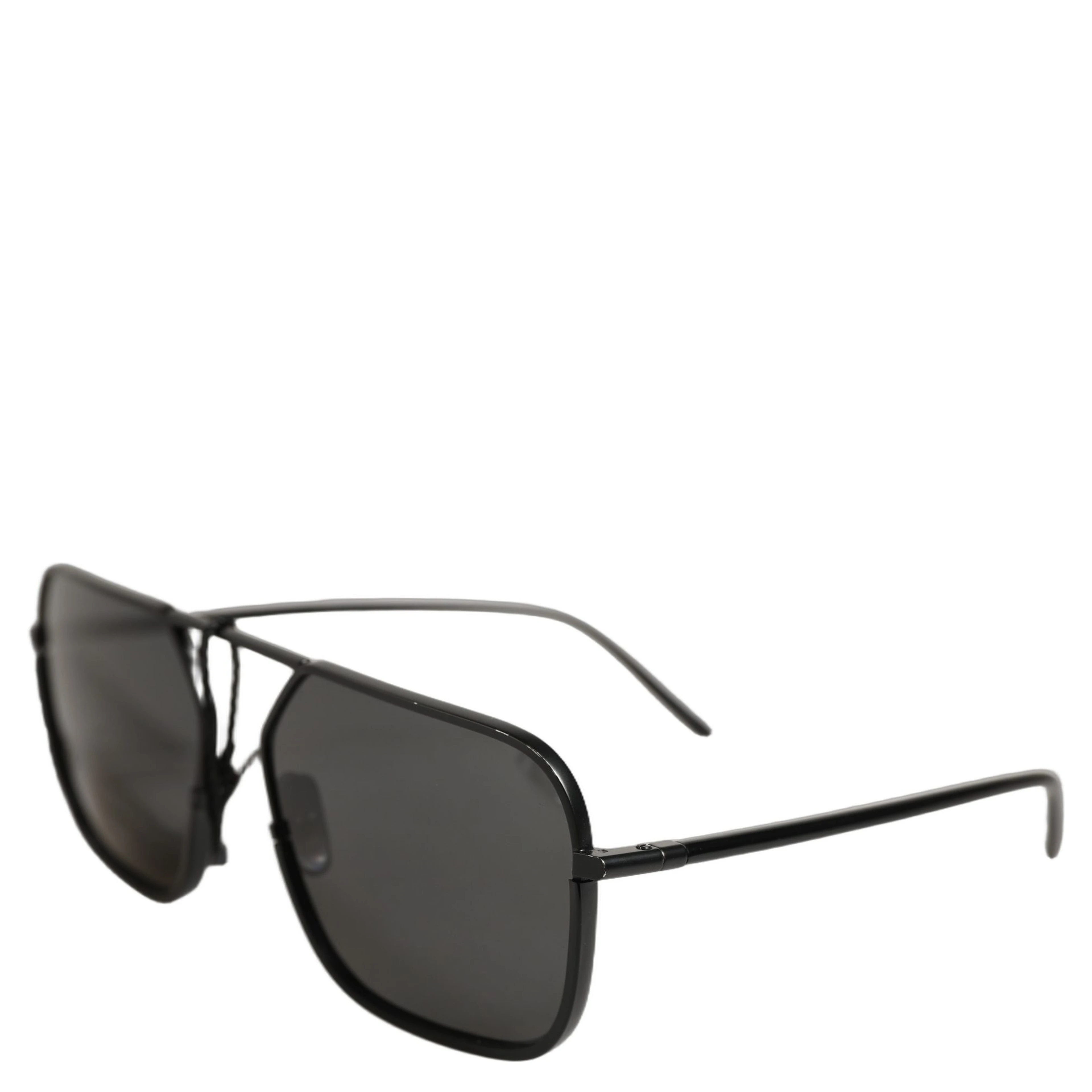 Black DG2193J Rectangular Metal Frame Eyewear Sunglasses