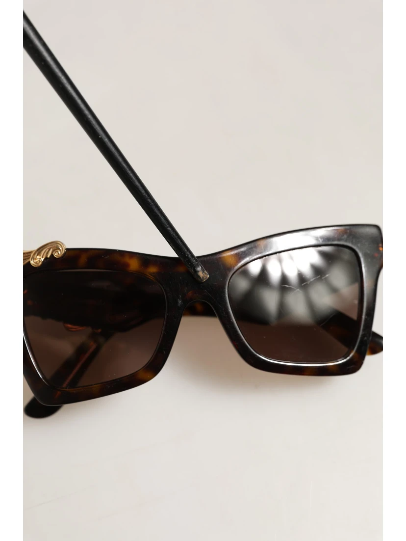 Brown DG4434 Accent Havana Acetate Frame Sunglasses
