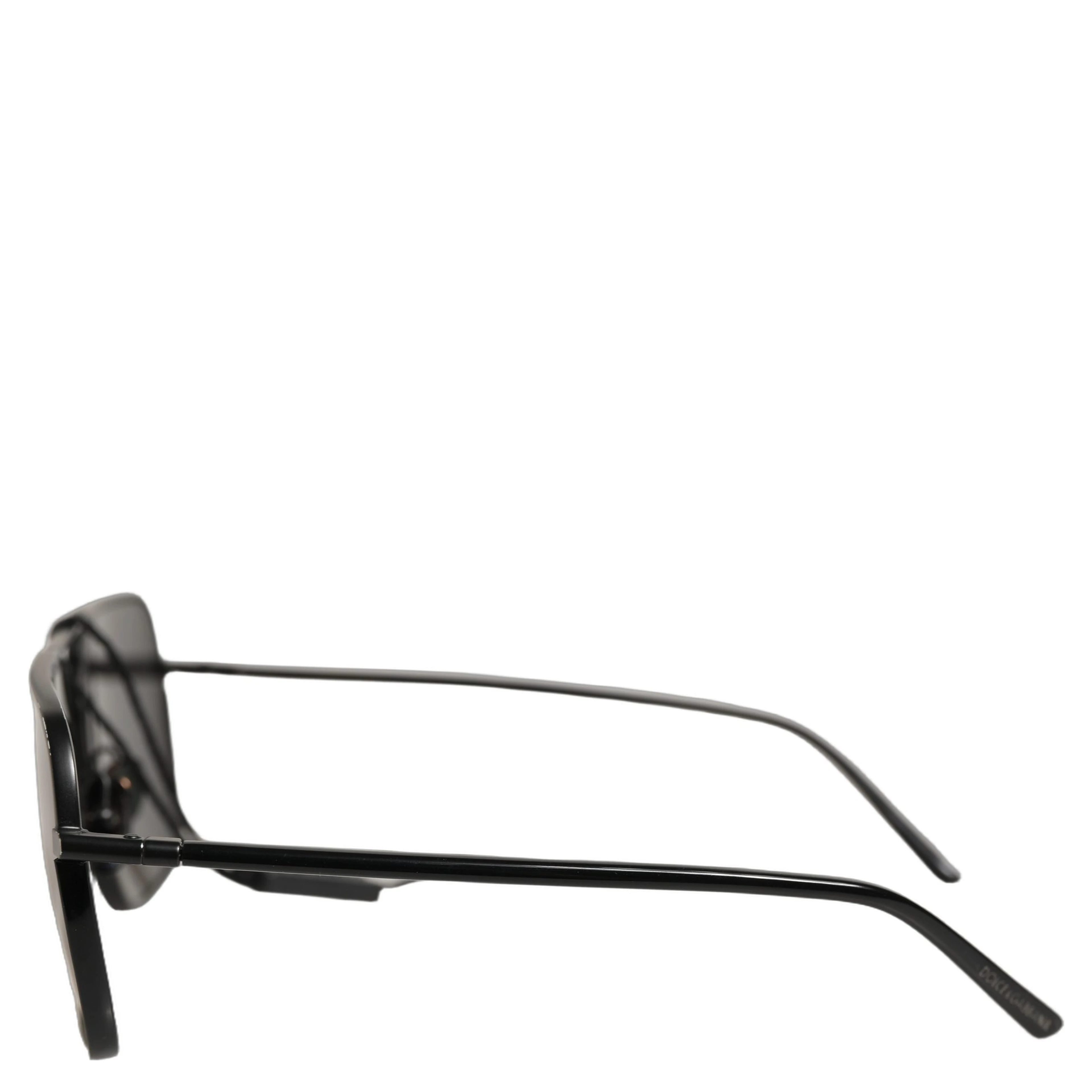 Black DG2193J Rectangular Metal Frame Eyewear Sunglasses