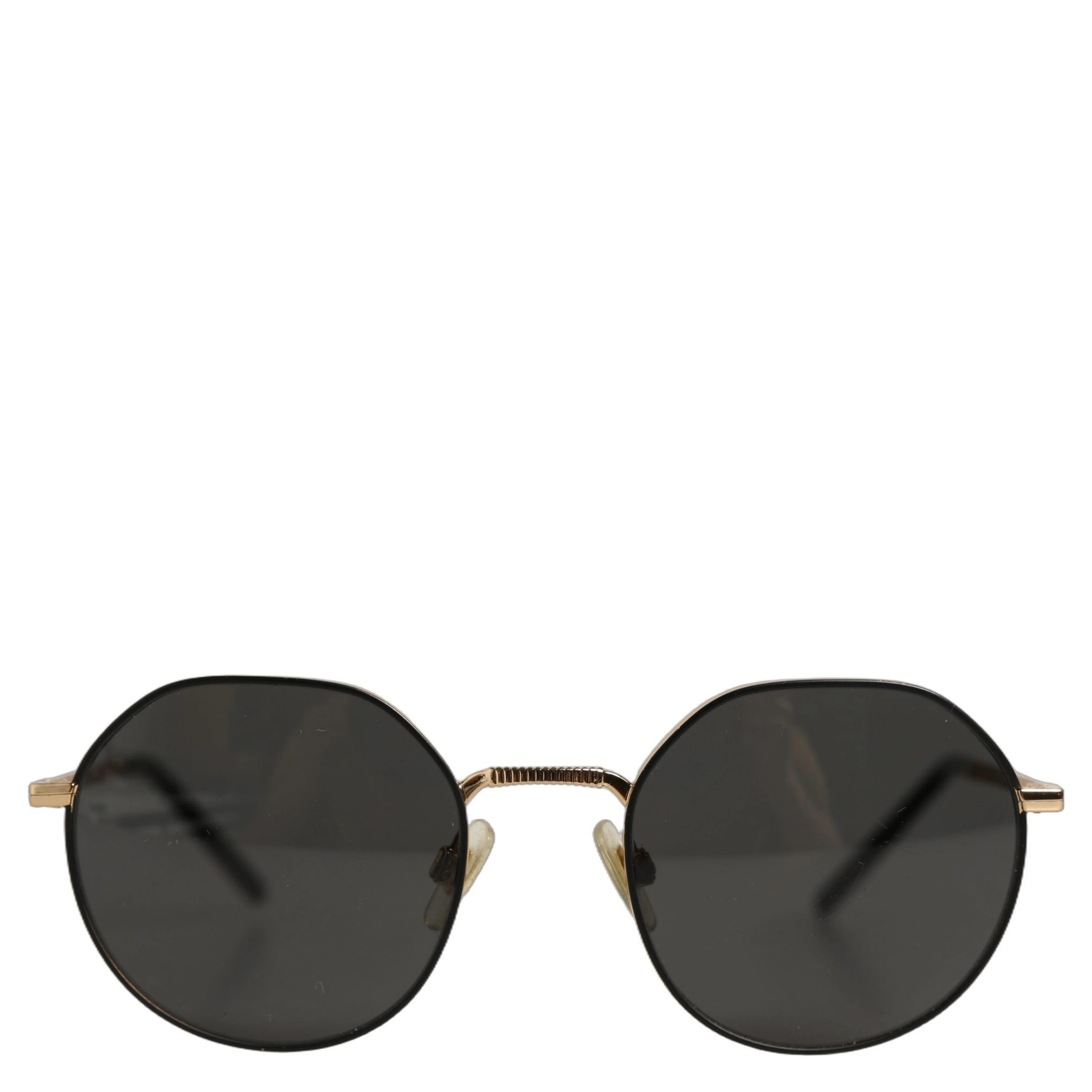 Gold Toned Metal Frame DG2286 Round Eyewear Sunglasses
