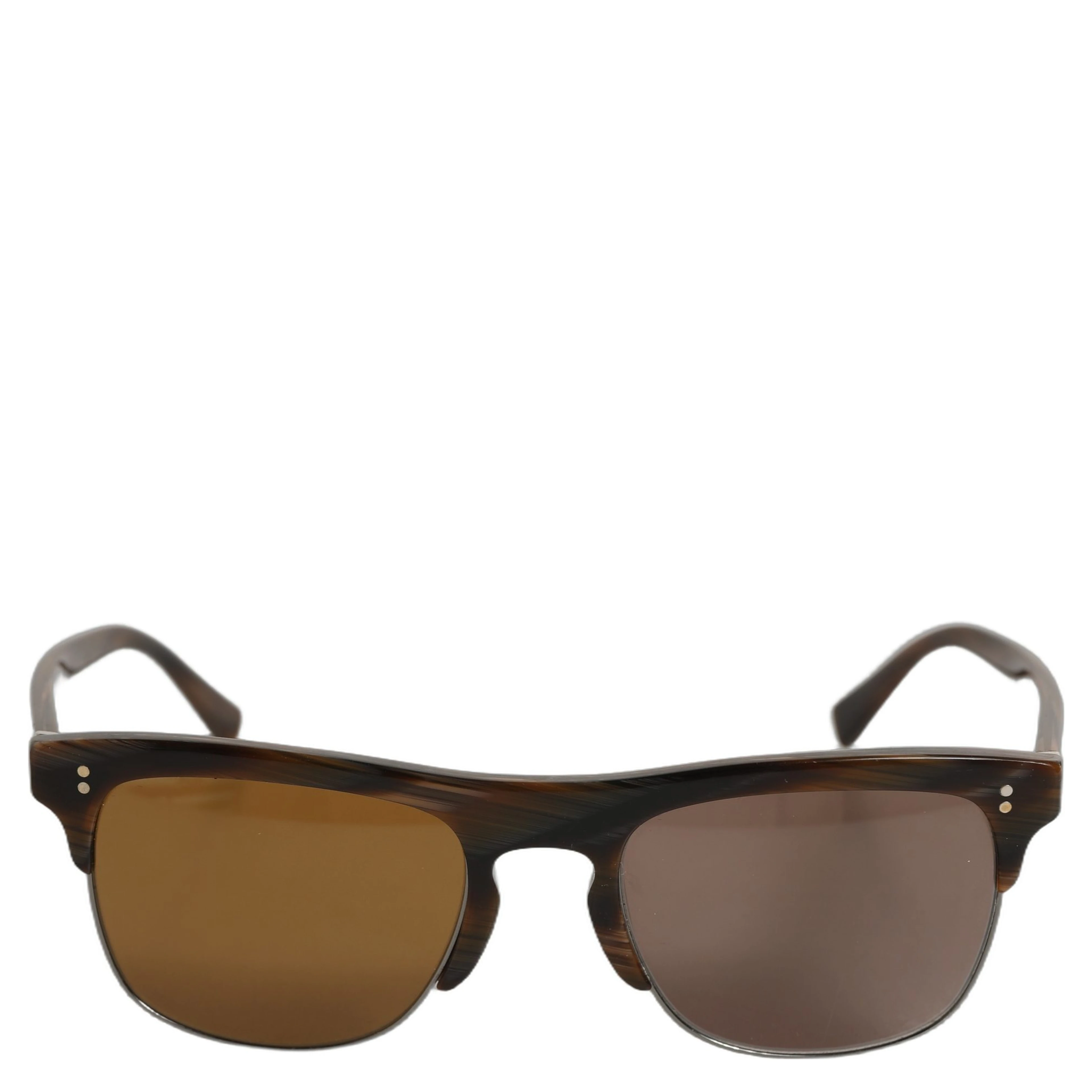 Brown DG4305 Striped Acetate Frame Eyewear Sunglasses