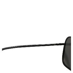 Black DG2193J Rectangular Metal Frame Eyewear Sunglasses