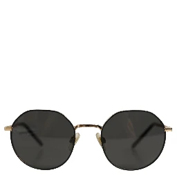 Gold Toned Metal Frame DG2286 Round Eyewear Sunglasses