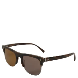 Brown DG4305 Striped Acetate Frame Eyewear Sunglasses