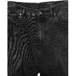 Dark Gray Cotton WideLeg Oversize Denim Jeans