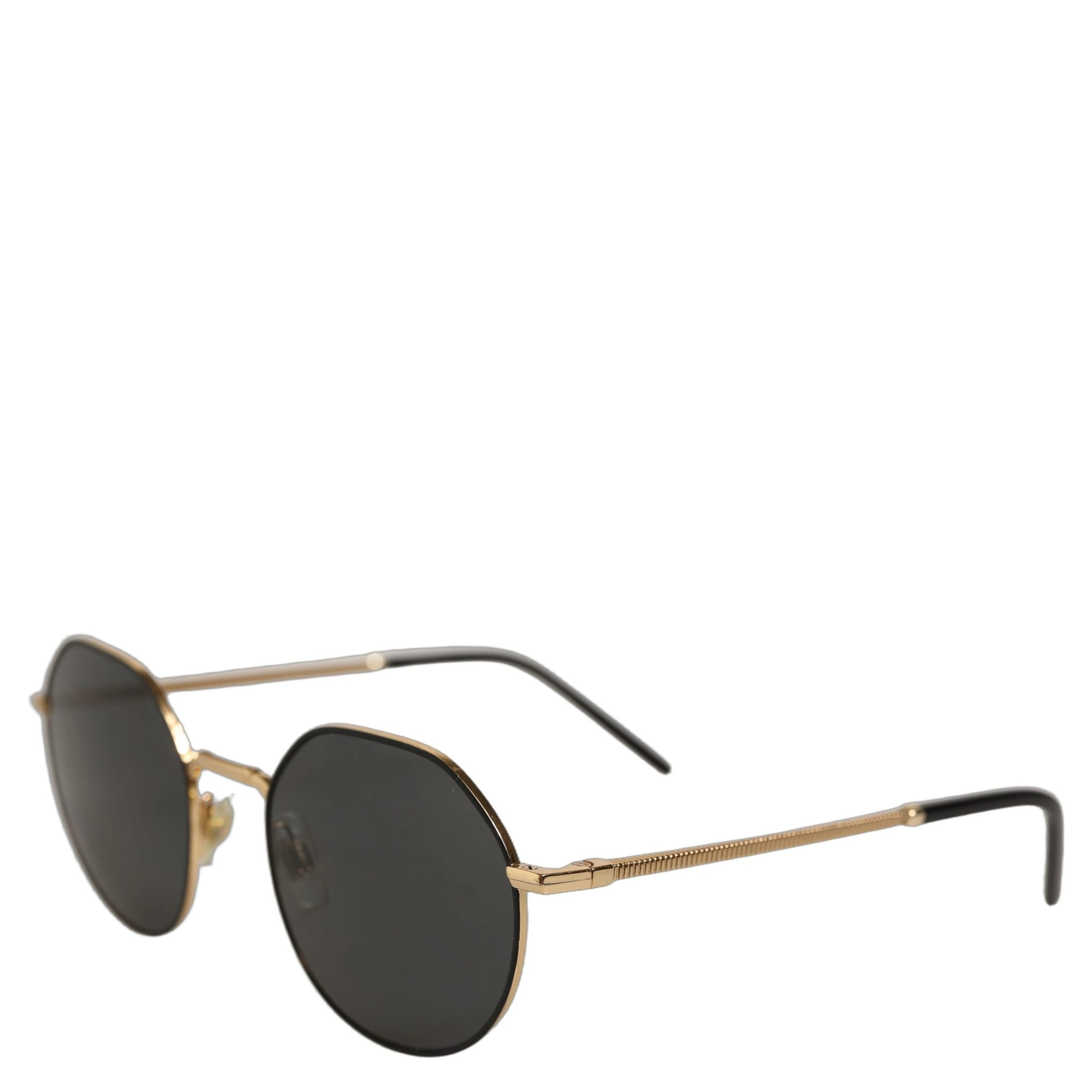 Gold Toned Metal Frame DG2286 Round Eyewear Sunglasses