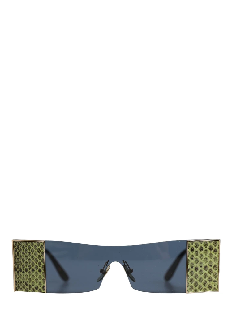 Gold Metal DG2263 Rectangle Snakeskin Frame Sunglasses alternative