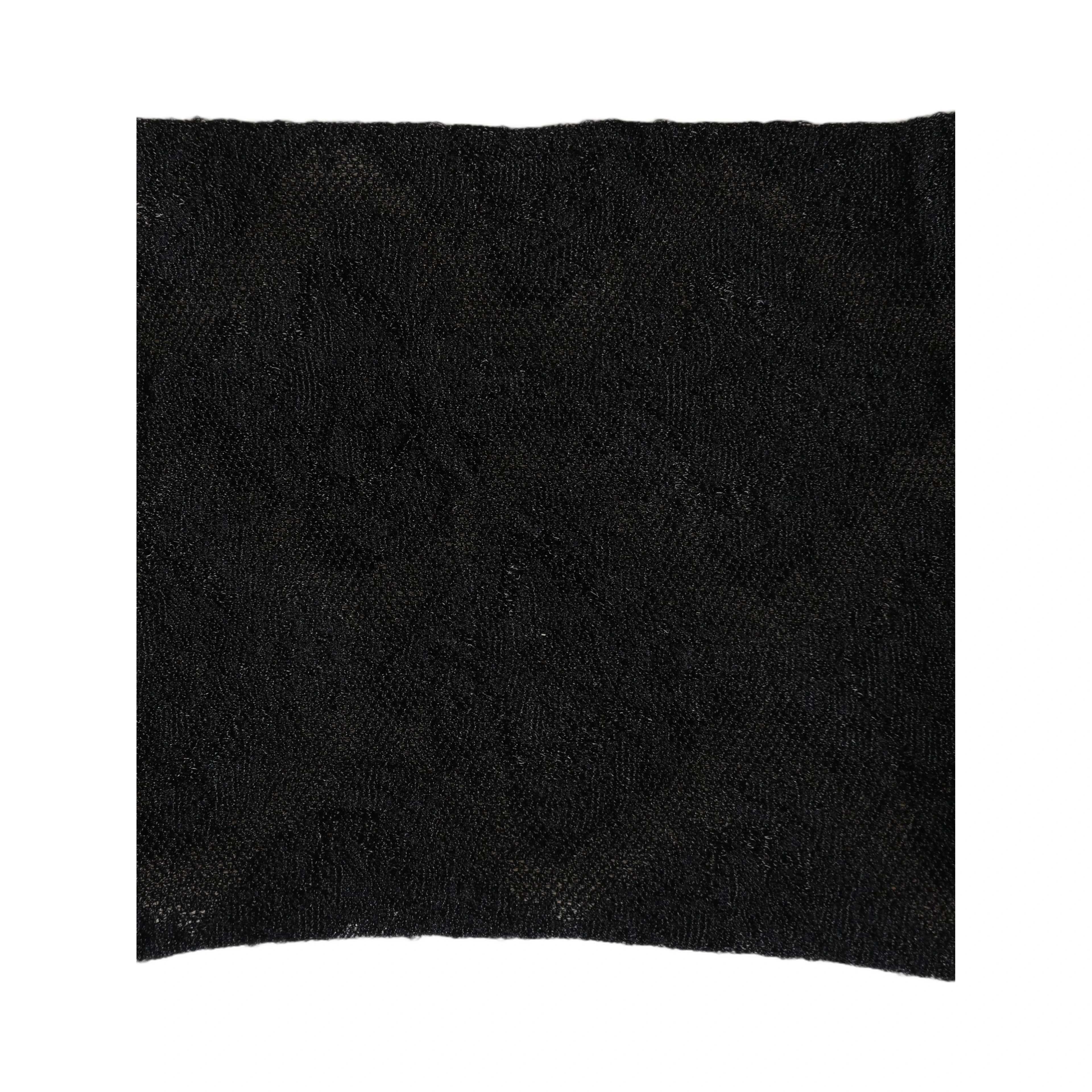 Black Floral Nylon Stretch Mid Calf Socks