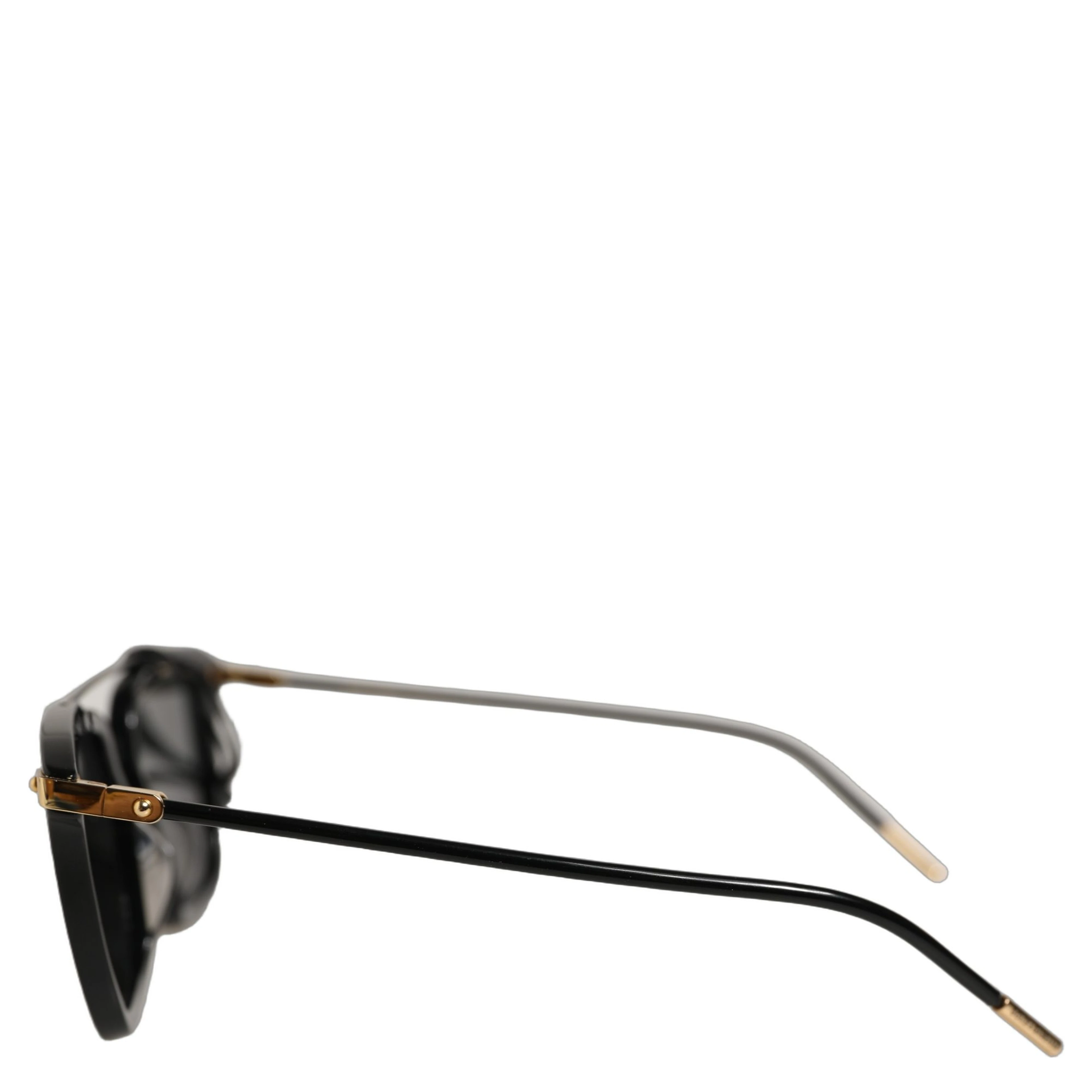 Black DG4327F Double Bridge Square Frame Sunglasses