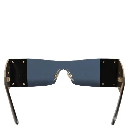 Gold Metal DG2263 Rectangle Snakeskin Frame Sunglasses