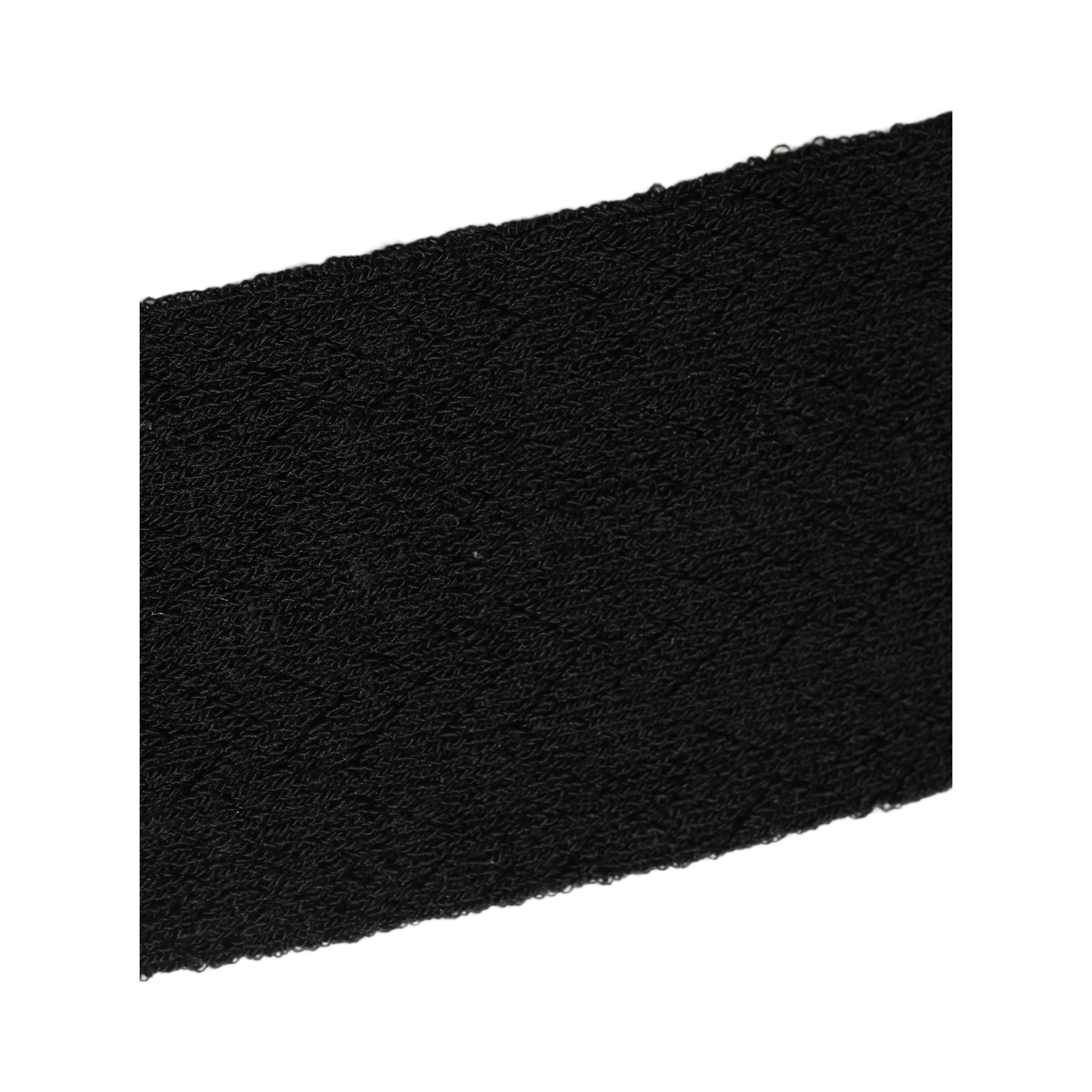 Black Wool Logo Calf Long Women Accessory Socks