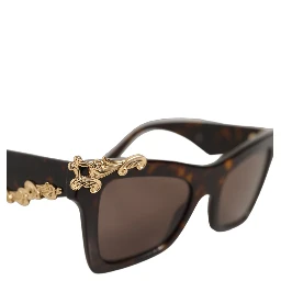 Brown DG4434 Accent Havana Acetate Frame Sunglasses