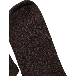 Dark Brown Cotton Over The Calf Accessory Socks