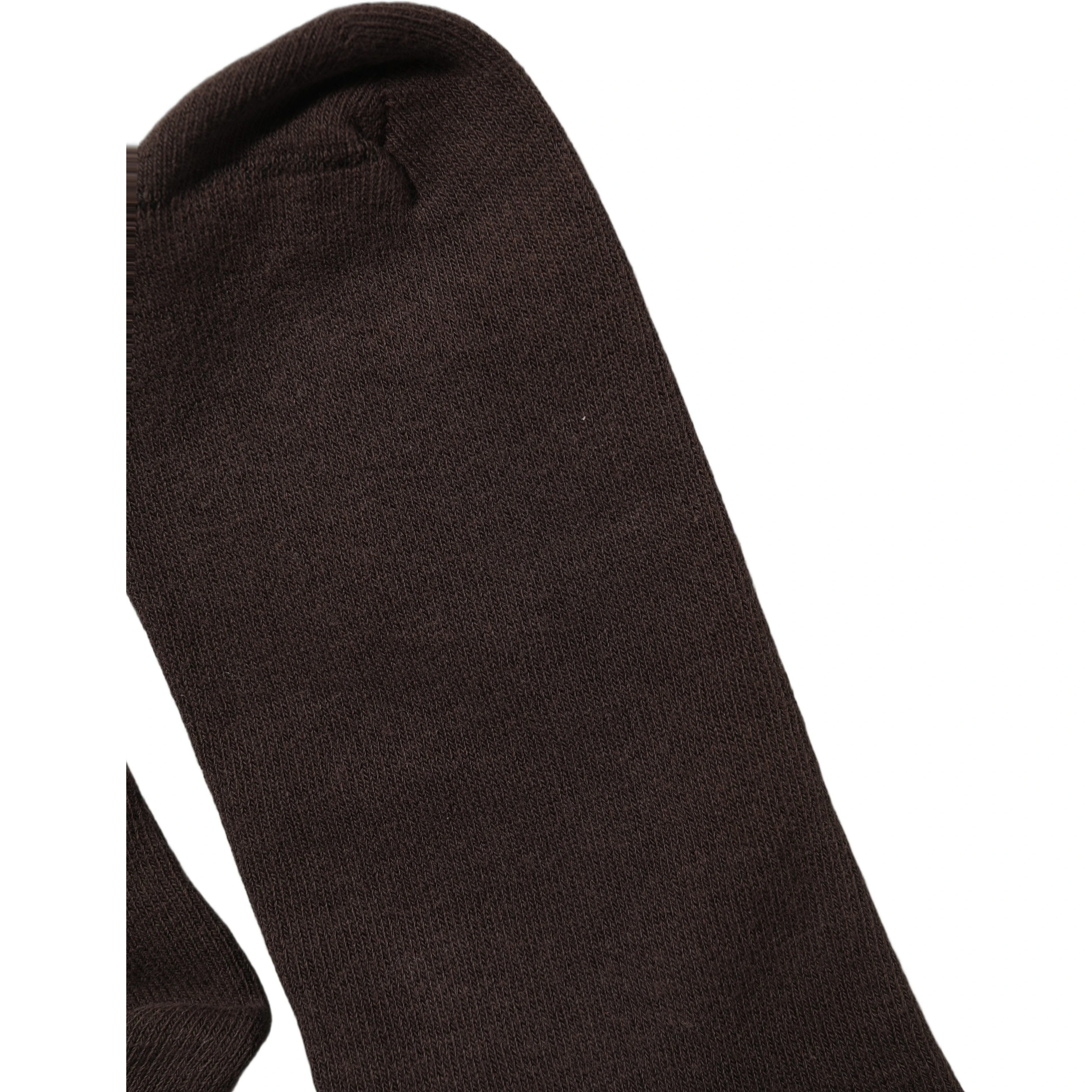 Dark Brown Cotton Over The Calf Accessory Socks