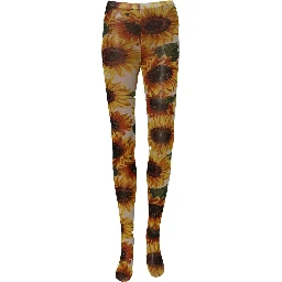 Multicolor Floral Nylon Tights Stockings Socks