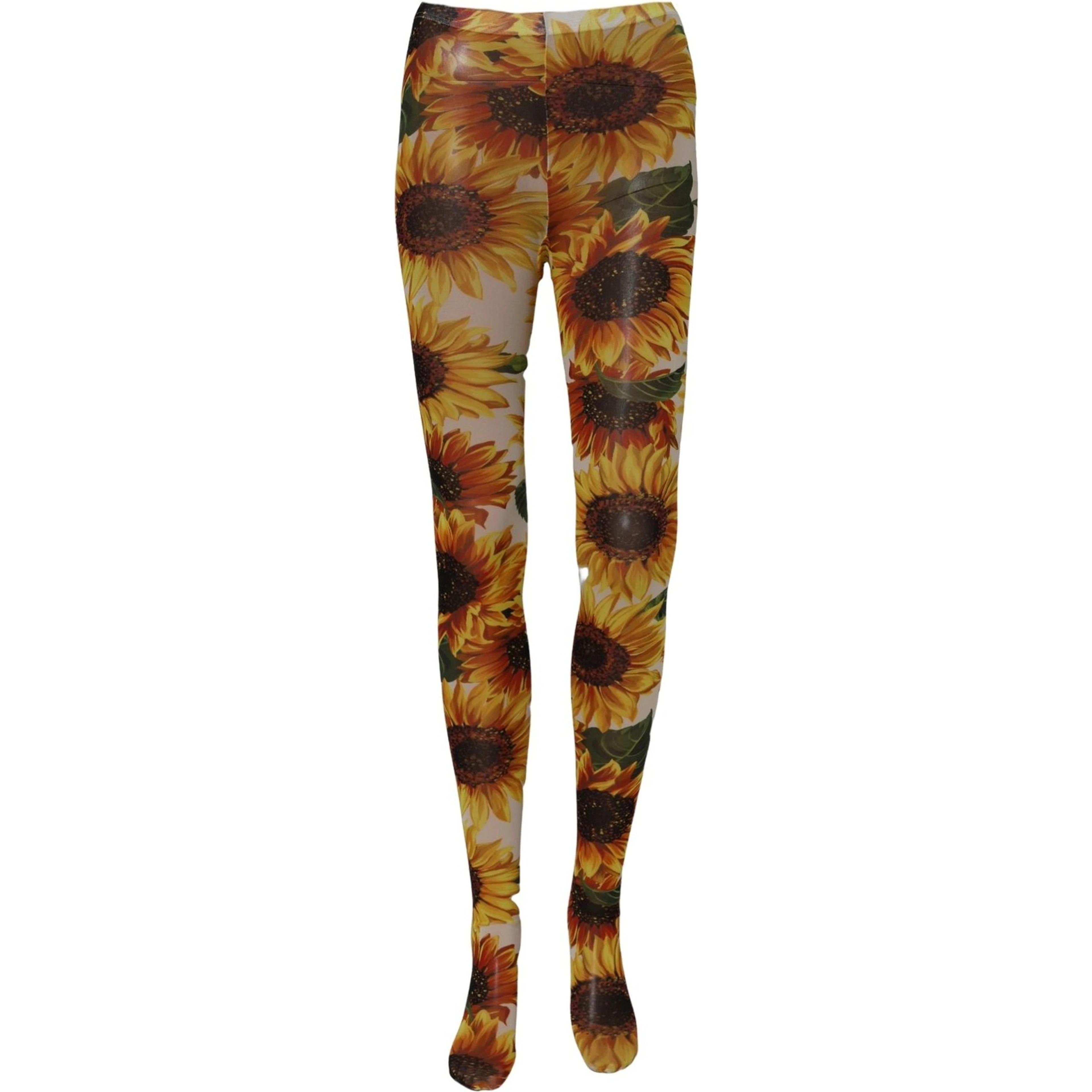 Multicolor Floral Nylon Tights Stockings Socks