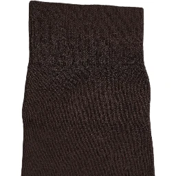 Dark Brown Cotton Over The Calf Accessory Socks
