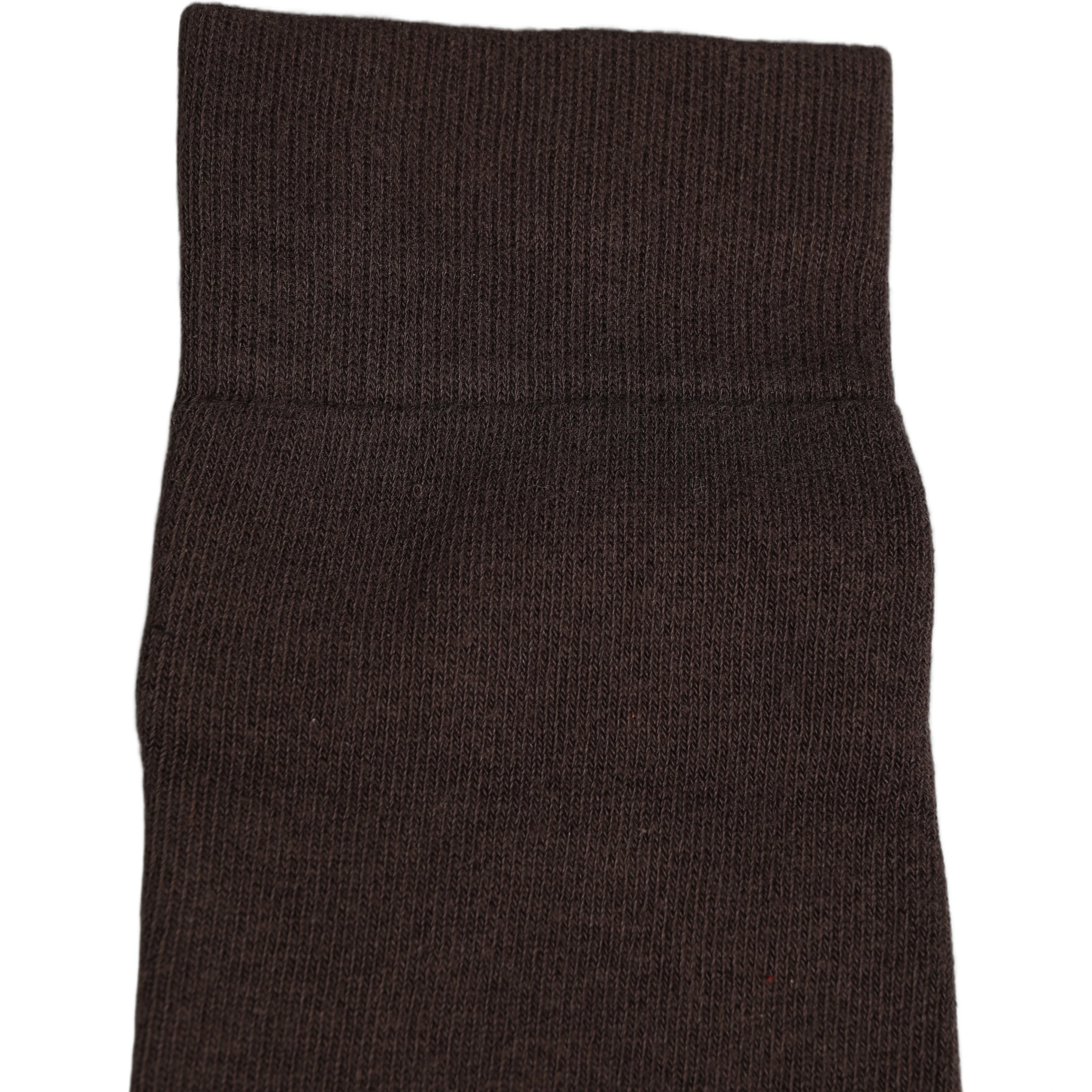 Dark Brown Cotton Over The Calf Accessory Socks