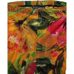 Floral Nylon Tights Stockings Multicolor Socks