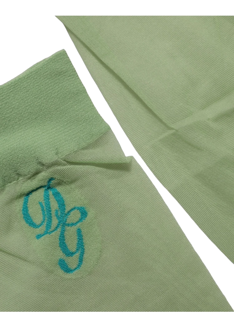 Green Knee High Sheer Nylon Accessory Socks