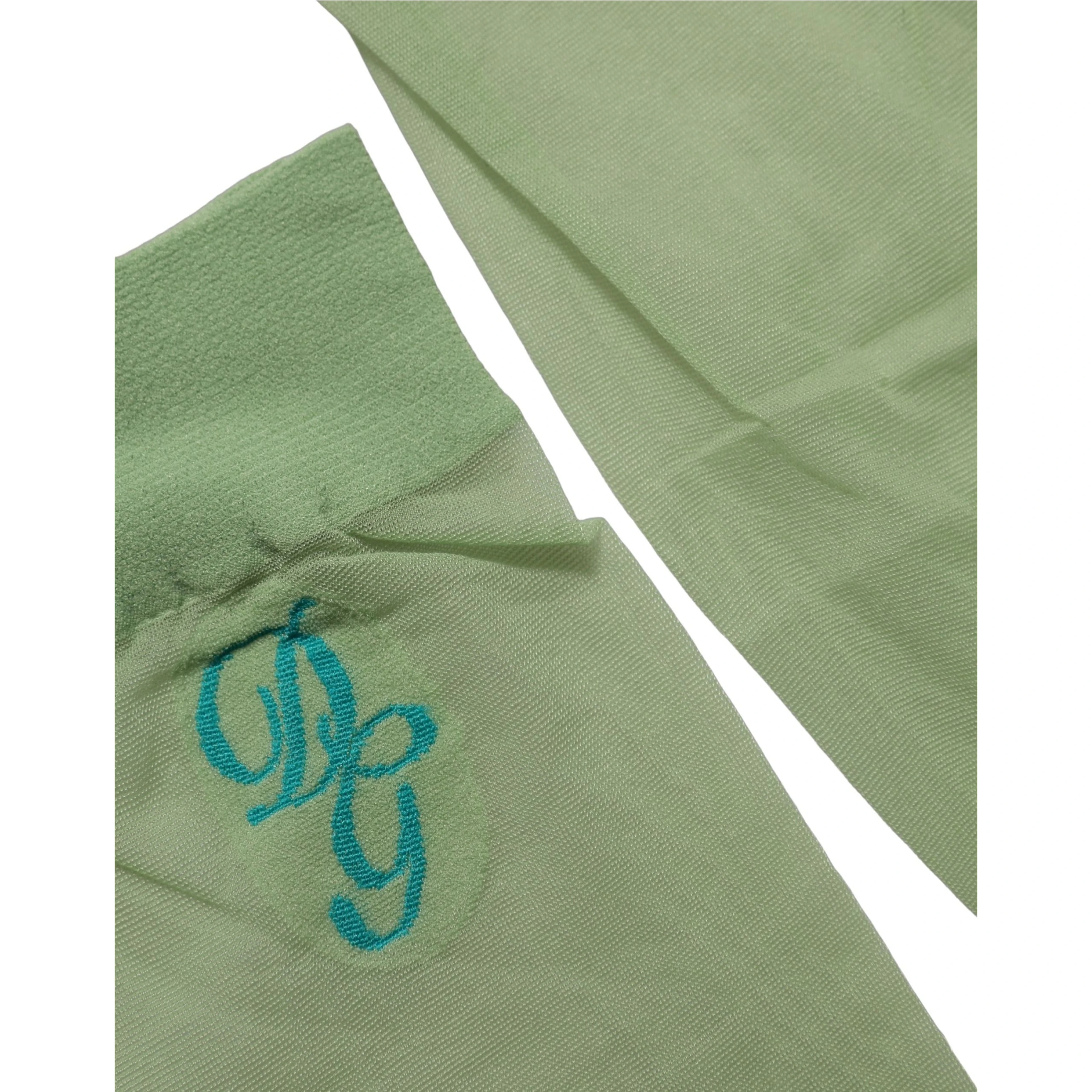 Green Knee High Sheer Nylon Accessory Socks