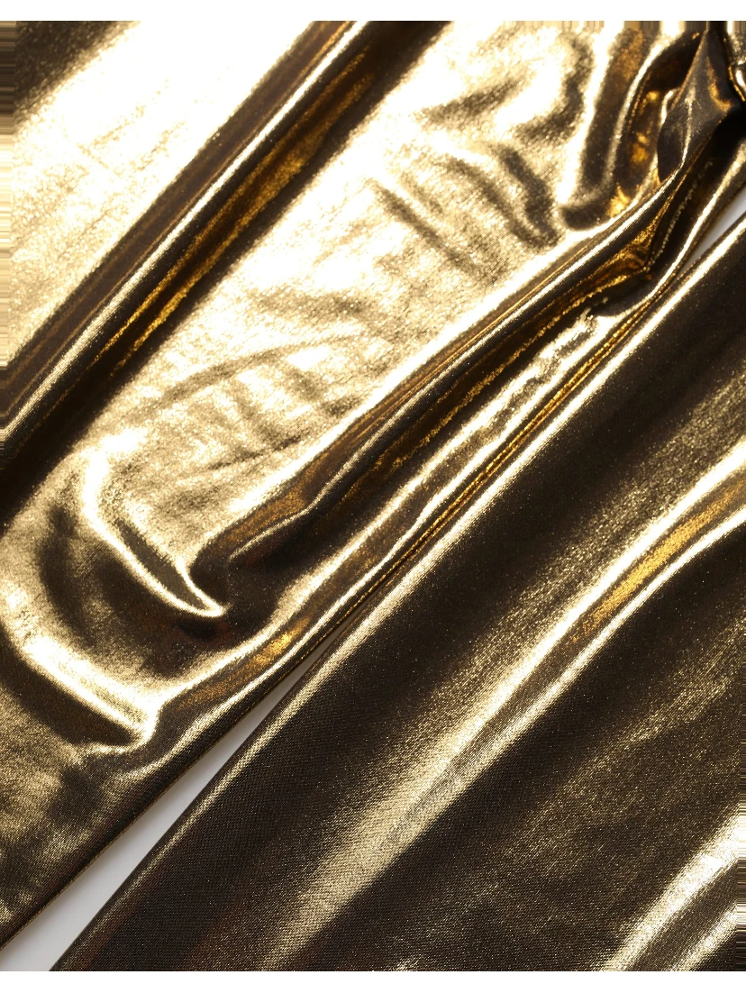 Gold Metallic Leggings Pantyhose Stockings Socks