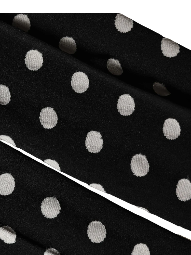 Black Polka Dot Fishnet Pantyhose Stockings Socks
