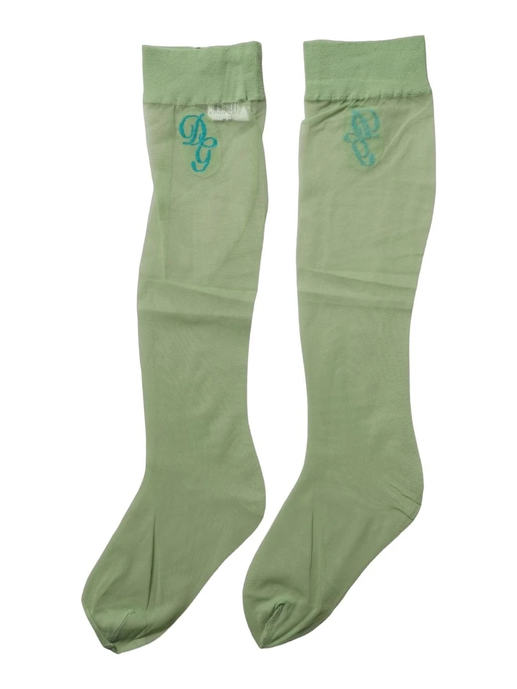 Green Knee High Sheer Nylon Accessory Socks alternative