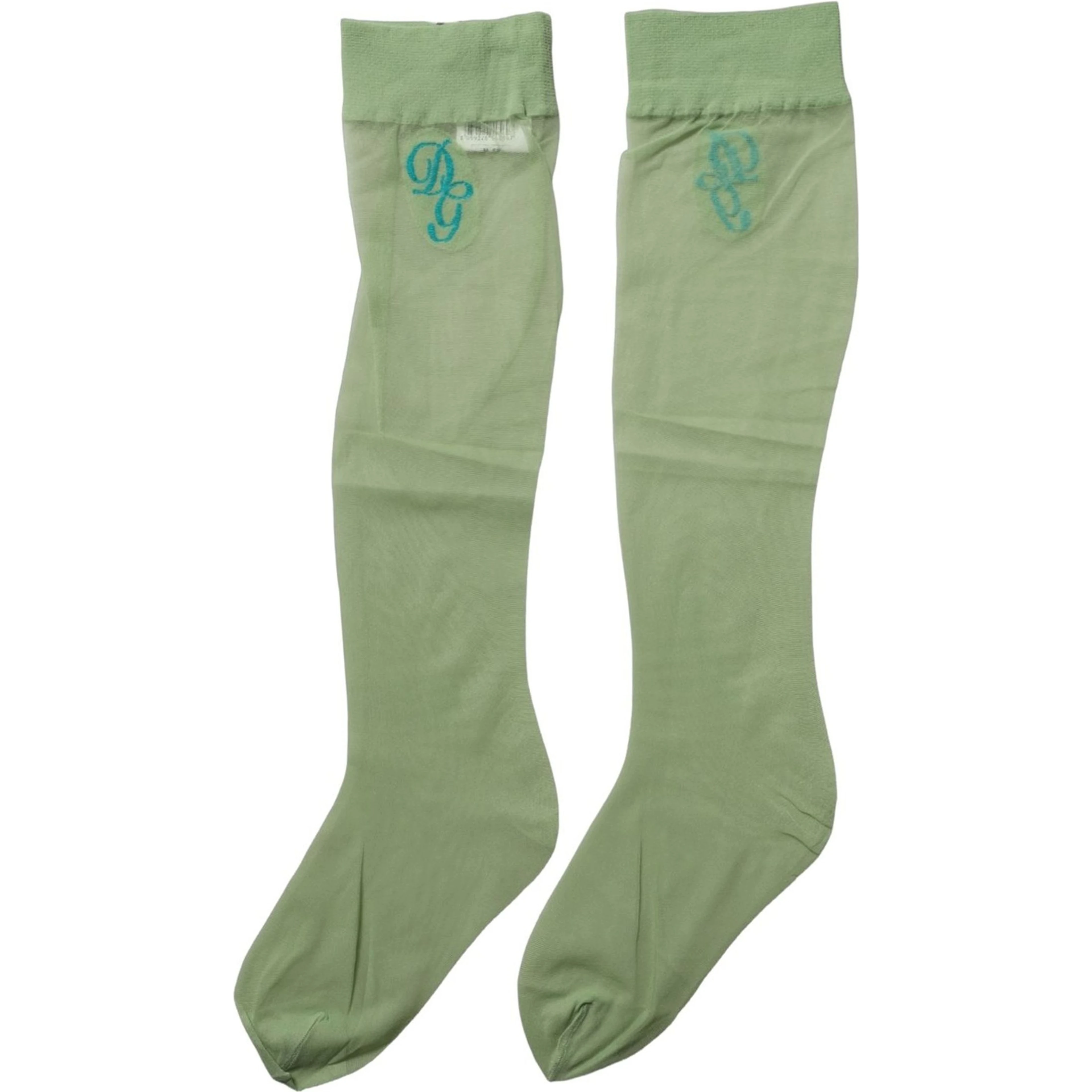 Green Knee High Sheer Nylon Accessory Socks
