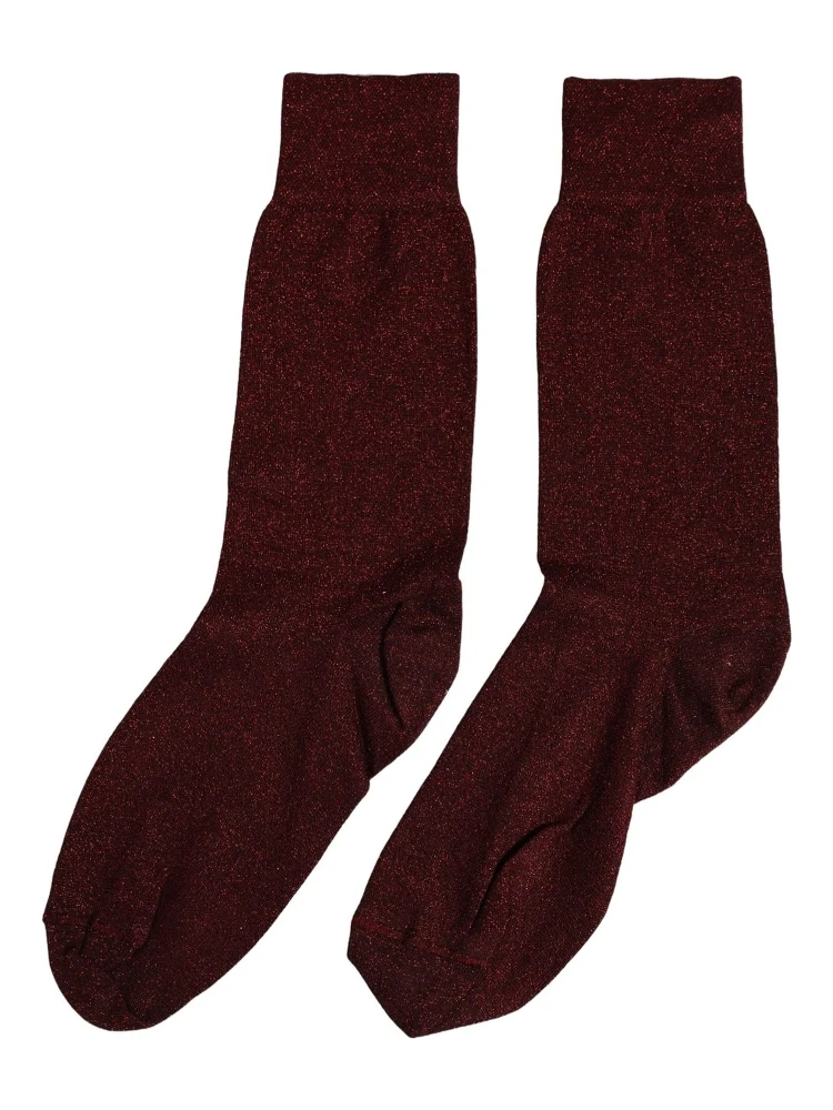 Burgundy Viscose Mid Calf Accessory Socks alternative