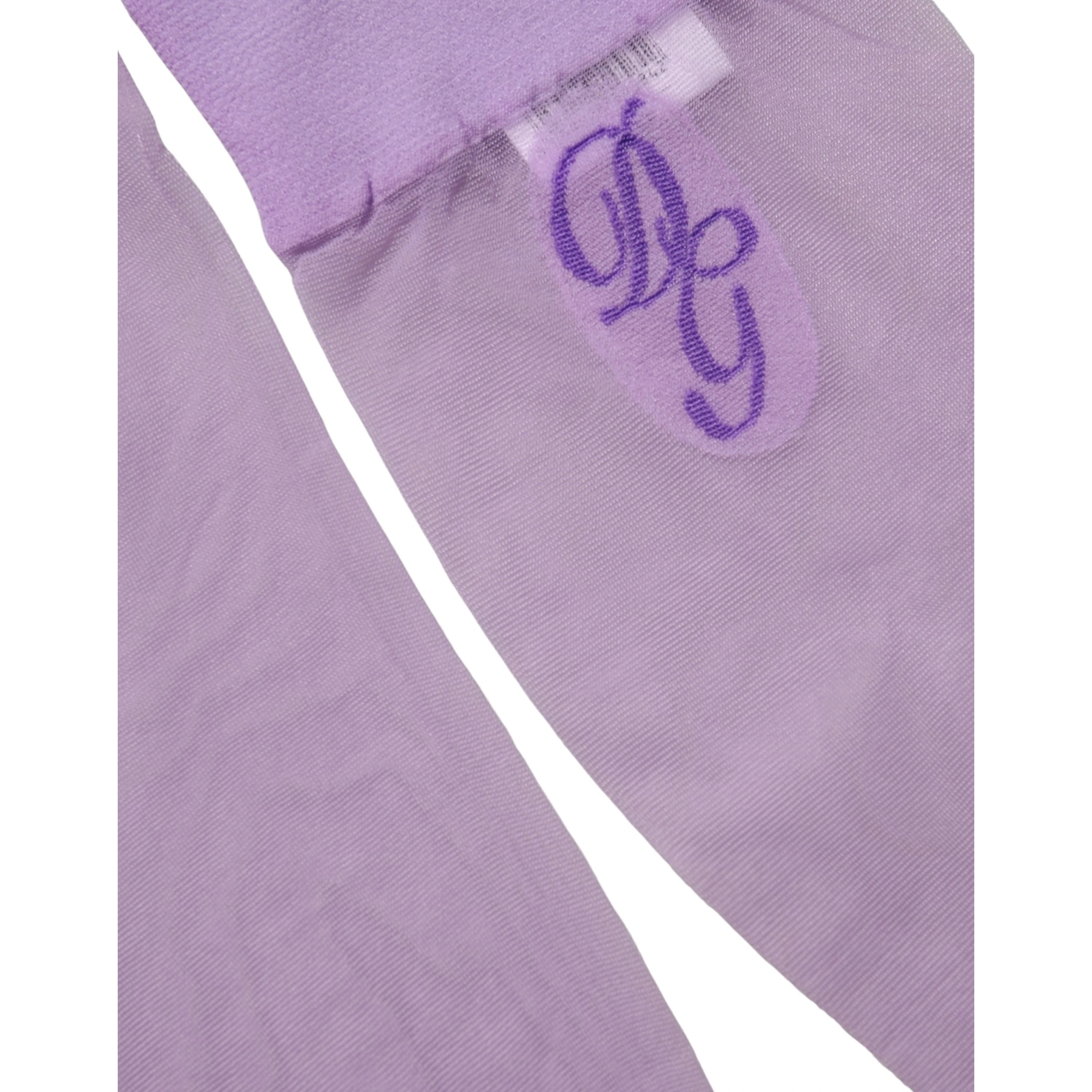 Purple Knee High Sheer Nylon Accessory Socks