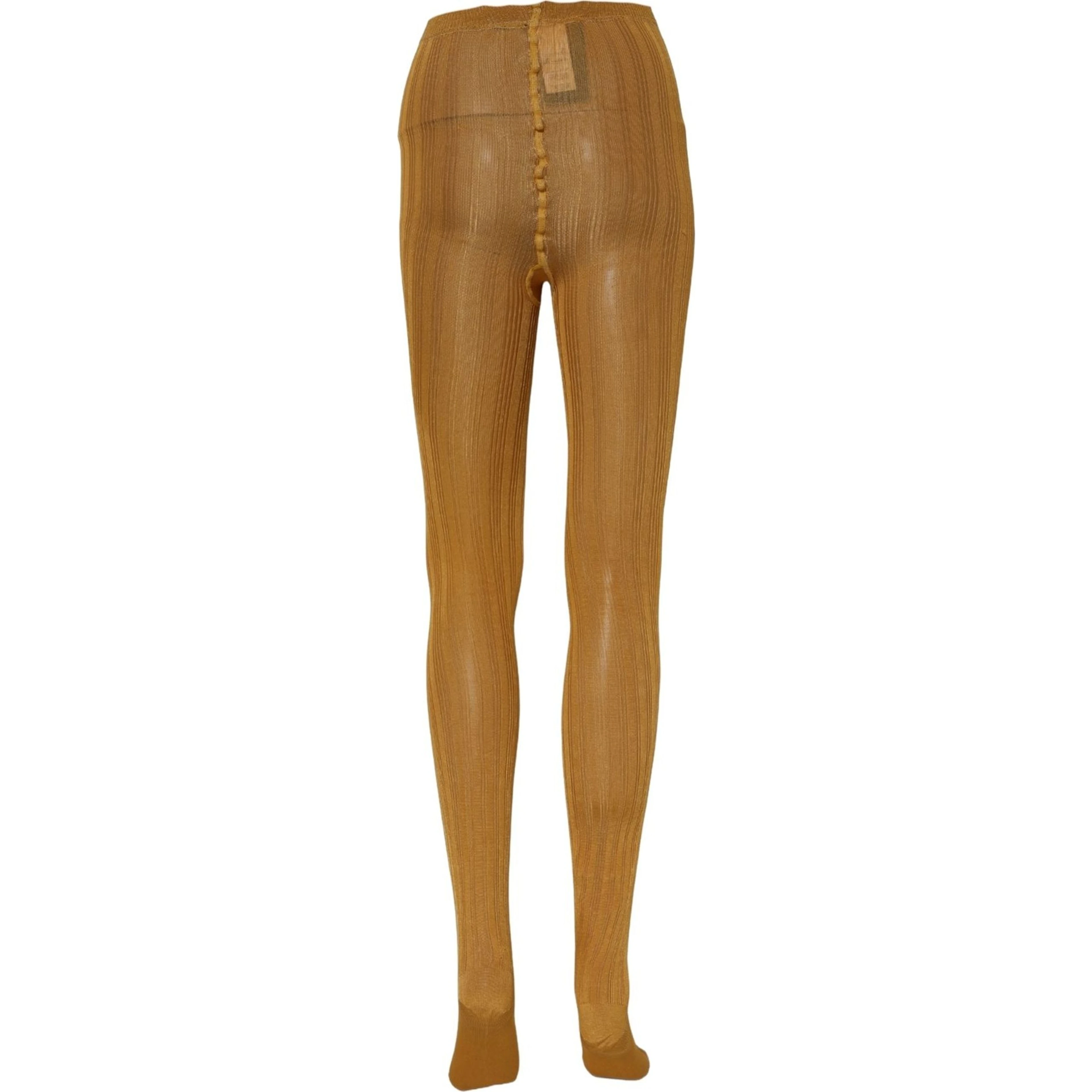 Mustard Nylon Tights Pantyhose Stockings Socks