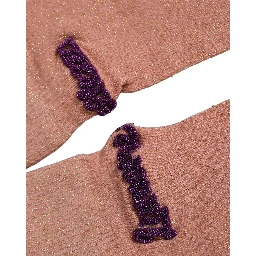 Dusty Pink Embroidered Mid Calf Accessory Socks