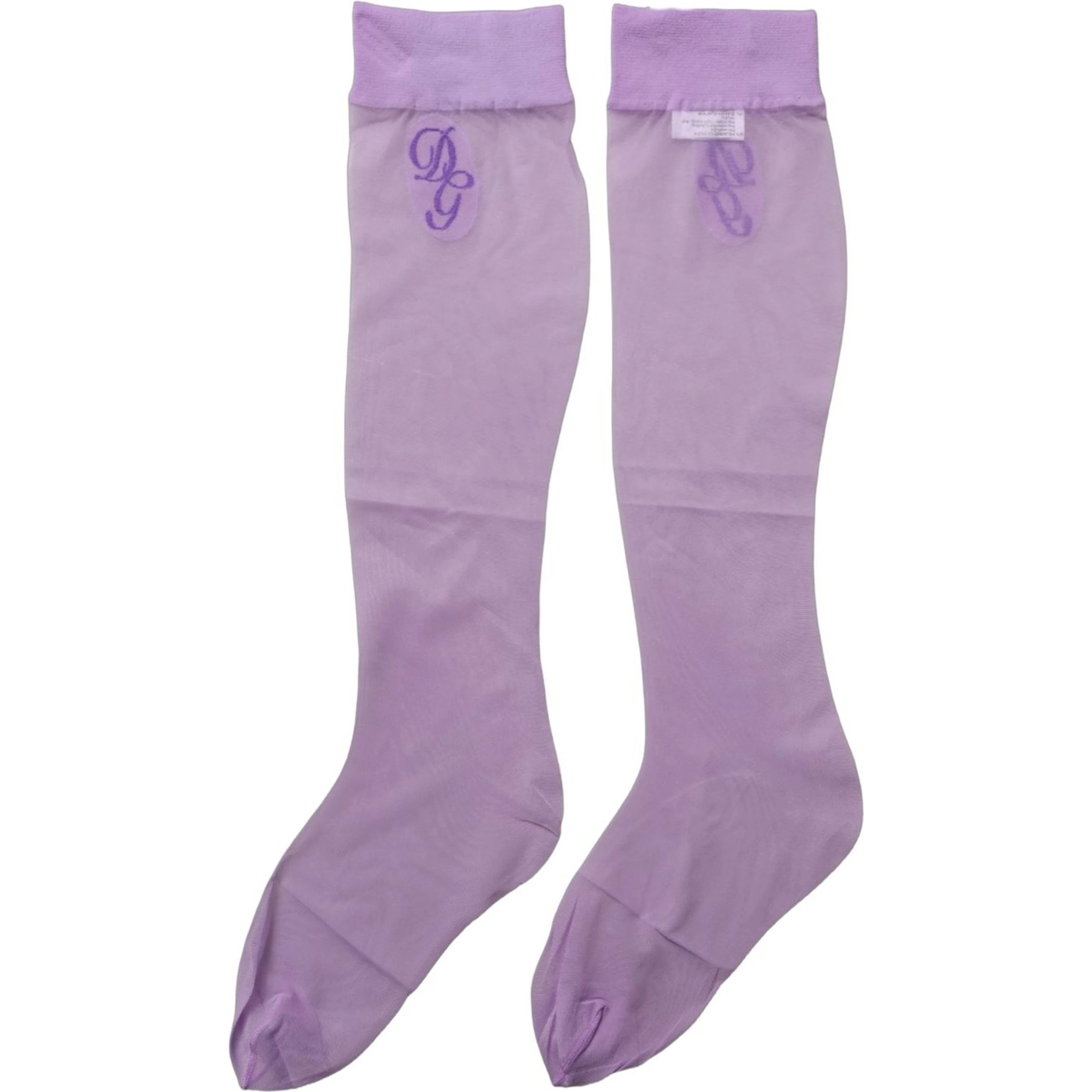 Purple Knee High Sheer Nylon Accessory Socks