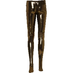 Gold Metallic Leggings Pantyhose Stockings Socks