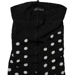 Black Polka Dot Fishnet Pantyhose Stockings Socks