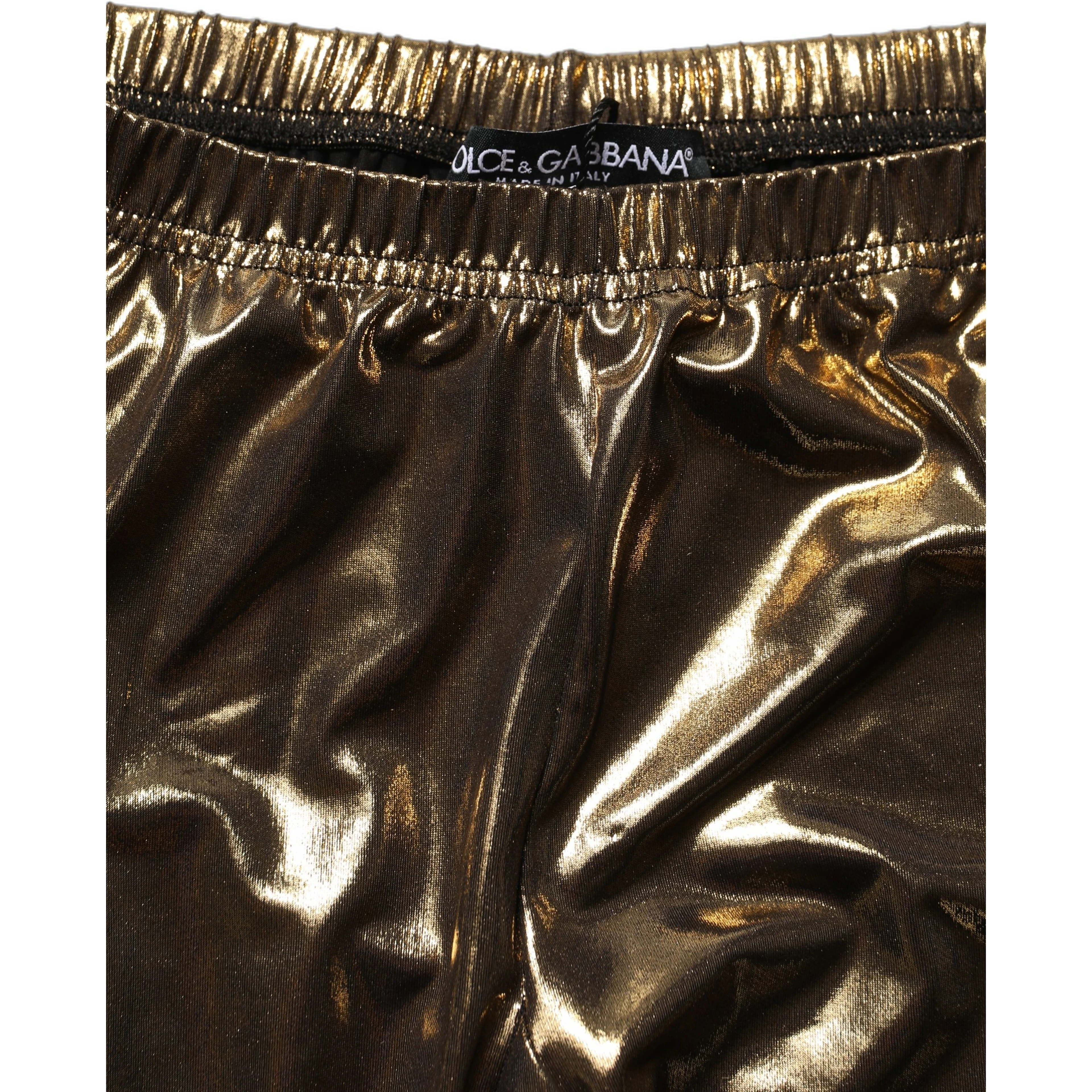 Gold Metallic Leggings Pantyhose Stockings Socks