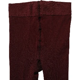 Maroon Nylon Tights Stocking Pantyhose Socks