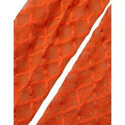 Orange Nylon Fishnet Pantyhose Stockings Socks